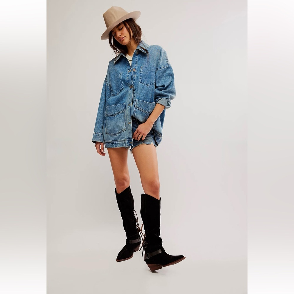 We The Free Avery Denim Jacket - NWOT - Picture 7 of 7